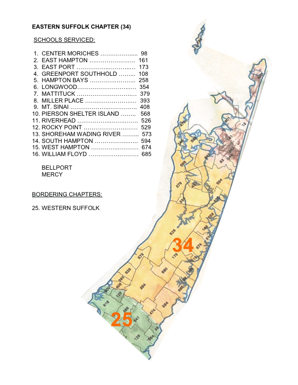 Map Of East Suffolk Eastern Suffolk Chapter Map